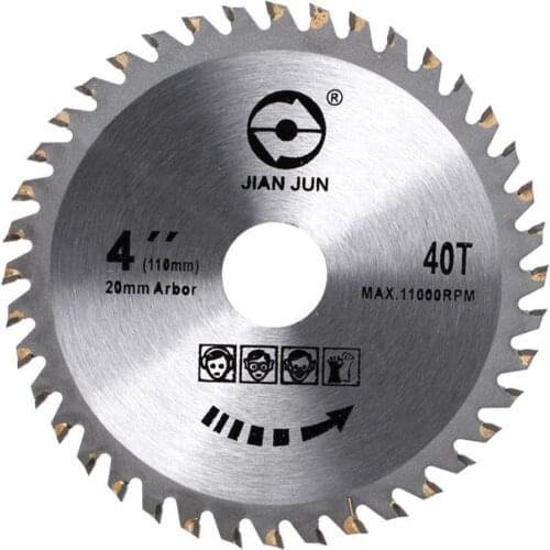 4inch 30T 40T Circular Saw Blade Wooden Material Cutting Disc for Carbide Steel Circular Saw Blades Grinder Cutting Machines