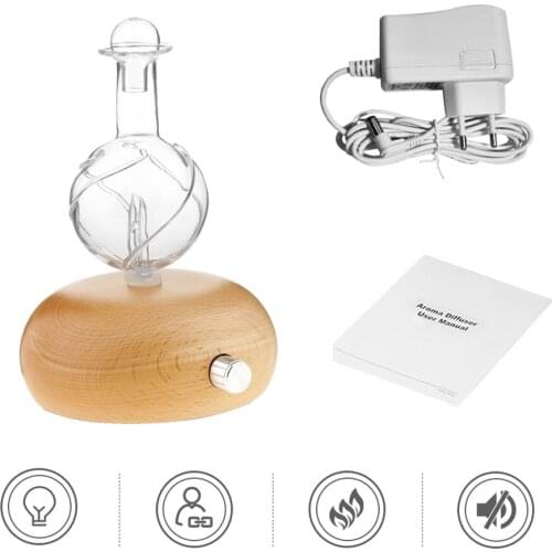 Aromatherapy Essential Oil Diffuser Cool Mist Humidifier Light wood Electric Humidifier Essential Aroma Oil Diffuser Ultrasonic