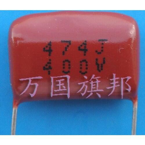 Free Delivery. CL21 metallized polyester film capacitor 400 v 474 0.47 uF