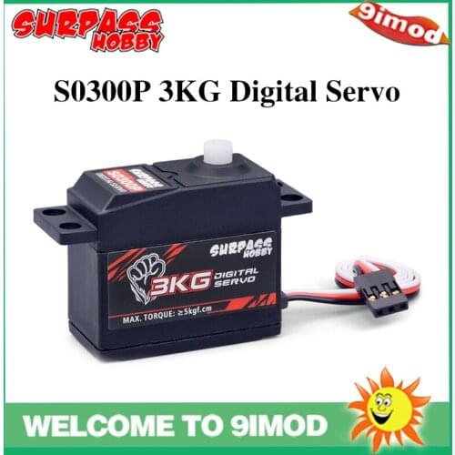 SURPASS Hobby Plastic & Metal Gear 3KG 6KG 9KG 15KG 20KG Digital Servo For RC Airplane Robot 1/12 1/14 RC Car Boat Duct Plane