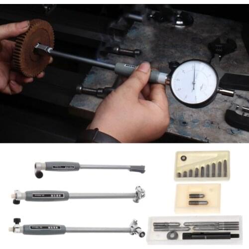 50-160mm Inner Diameter Gauge Measuring Rod + Probe Accessories Inner 10-18mm 18-35mm 35-50mm 10mm indicator Diameter Gauge Tool