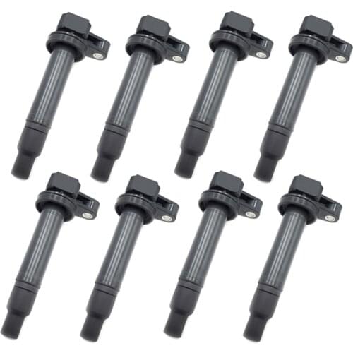 8PCS Ignition Coils Compatible with Toyota Lexus 4Runner Tundra Land Cruiser Sequoia GS430 GX470 LS430 LX470 LX570 SC430