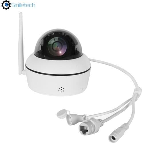 Waterproof indoor 5MP IR WIFI PTZ camera speaker starlight color night vision 1080p network speed dome surveillance cctv camera