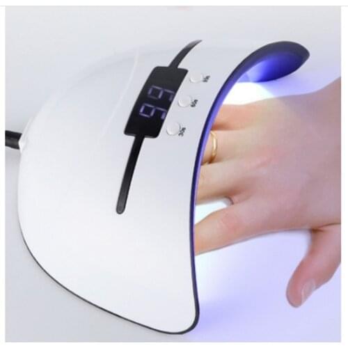 UV LED Nail Dryer 54W Gel Polish Curing Lamp with Bottom Timer LCD Display Quick Dry Lamp For Nails Manicure Tools