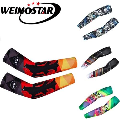Summer Men Bicycle Arm Warmers Women Sports MTB Women Bike Arm Sleeve UV Protection Racing Sport Basketball Cycling Arm Sleeves
