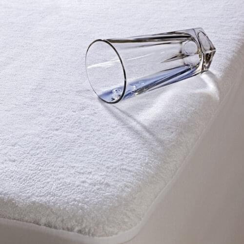 160X200 Cotton Terry Matress Cover Waterproof Mattress Protector Anti-Pull Air-Permeable Anti Dust Mite Mattress Pad Cover