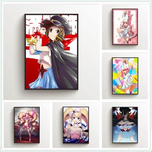 Anime Poster Kill La Kill Canvas Painting Retro Style Nordic Wall Art Posters And Prints Pictures Modern Bar Living Room Decor