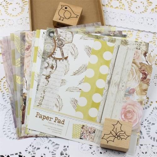 Lovely Series Material Paper Set for Scrapbooking DIY Projects/Photo Album/Card Making Crafts