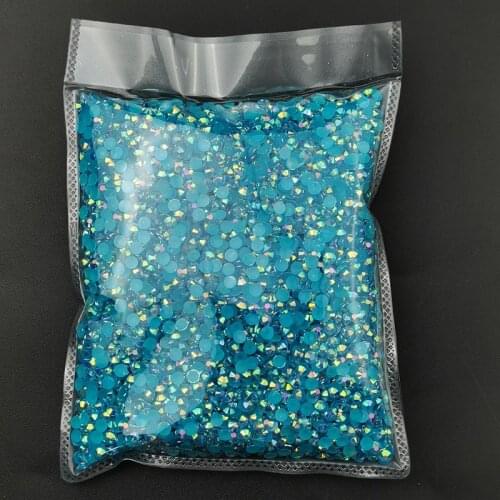 10000pcs 4mm Jelly AB Resin Rhinestones Flatback Non Hotfix Rhinestones For Nail Art Crafts Wedding Decorations