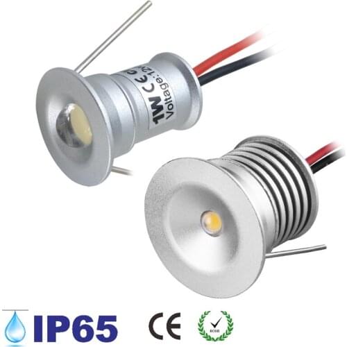 New Product Led Downlight 1W 12V Spot Bulb Lamp for Cabinet KTV Kitchen Lighting IP65 Sauna Bathroom Wall Light