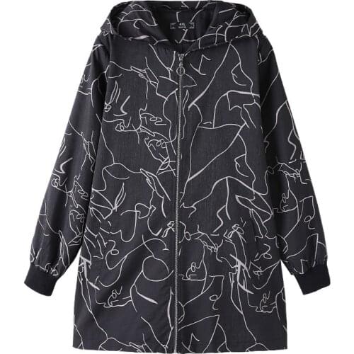 TwoHexa Women's Hooded Trench Coats