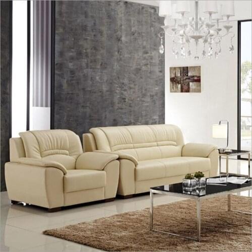 High quality European antique living room sofa furniture genuine leather set o1229