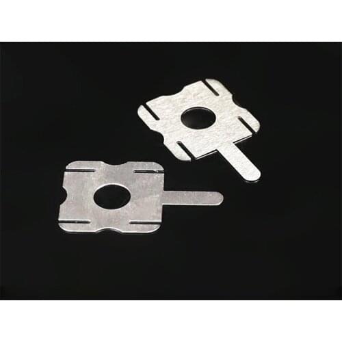 10Pcs/lot 18650 Lithium Battery Nickel Plated Steel Spot Welding Nickel Sheet U-type Triangle Battery Connecting piece