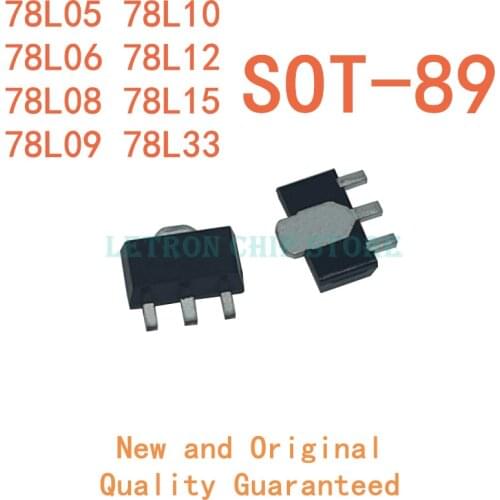 78L05 78L06 78L08 78L09 78L10 78L12 78L15 78L33 3.3V 5V 6V 8V 9V 10V 12V 15V SOT89 SOT-89 SMD transistor Assorted KIT