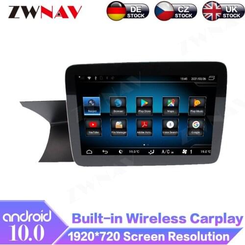 8.5" Android 10.0 8+128G Car GPS Navigation For Benz C-W204 2011-2014 Multimedia Player Radio 4G LTE DSP Carplay Auto ISP Screen