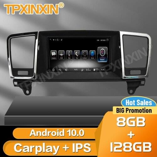 8G+128G Apple Carplay Car Radio Stereo Receiver Android For Benz ML 2013 DSP GPS Navigation Player Auto Audio Recorder Head Unit