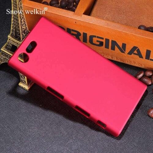 Snow Welkin Multi Colors Luxury Rubberized Matte Plastic Hard Case CoverFor Sony Xperia X Compact Mini F5321 4.6 inch Back Cases