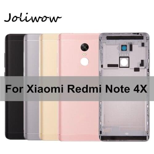 For Redmi Note 4X Battery Cover Rear Door Back Housing For Redmi Note 4 Global Version Housing +Volume buttons + Power Buttons