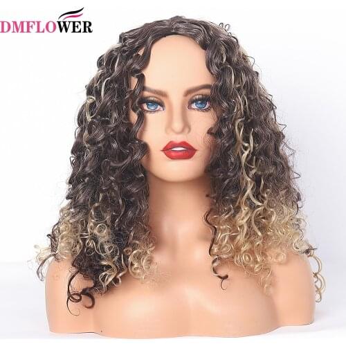 DMFLOWER Synthetic Wigs