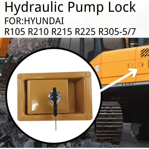 Excavator Hydraulic Pump Side Door Latch for R105 R210 R215/225 R305-5/7 Excavator Accessories Side Cover Lock Engine Cover Lock