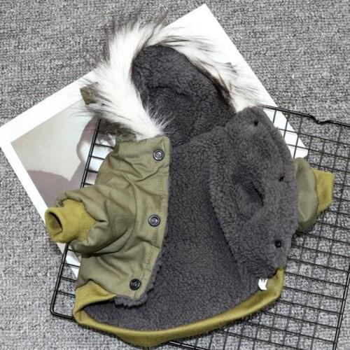 Dogs Autumn Winter Warm Down Jacket Puppy Pet Dog Hooded Coat Hooded Chihuahua Yorkie Jumpsuits Clothing For Dogs #8 #2