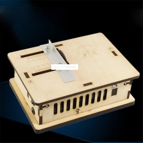 Miniature Handmade Table Saw The Third Generation Of Woodworking Mini-chainsaw Cutting Machine Mini Table Saws 24V 5000RPM 60T