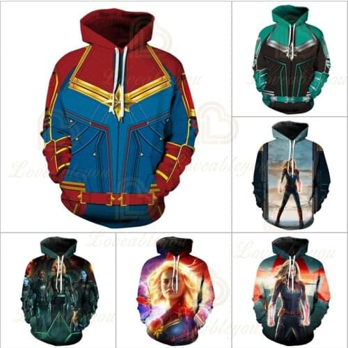 Disney Autumn Winter End Game Fashion Zipper Hoodies Super Hero Captain Men Hoodie Sweatshirts Tops Casual New Tops