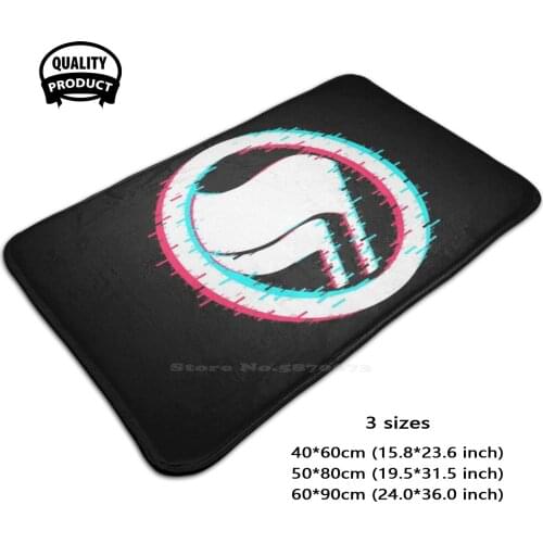 Anti - Glitch Soft House Family Anti-Slip Mat Rug Carpet Anarchy Anarchist Anarchist Socialist Communist Leftist Socialism