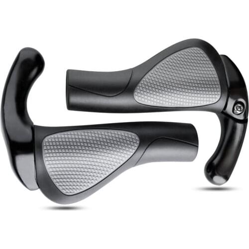 Non-slip MTB Bicycle Grips Ergonomics Bike Handlebar Covers Extended Bar End Mountain Bike Grips Handles for Bicycle 2020 models