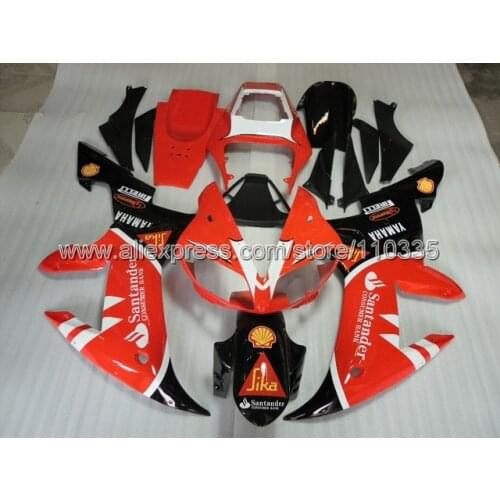 ABS plastic fairing fit for yamaha YZF-R1 02 03years Fairing Kit Bodywork Motorbike Fairings r1 2002-2003 Sportbike Cowling