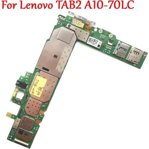 Original Tested Full Work Motherboard For Lenovo TAB2 A10-70LC A10 70LC Logic Circuit Electronic Panel