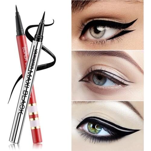 Hot Selling Yanqina 8634 Silver Tube Eyeliner Ye Ti Bi Is Waterproof Not Easy To Smudge Makeup Cosmetic Gift for Girl or Women