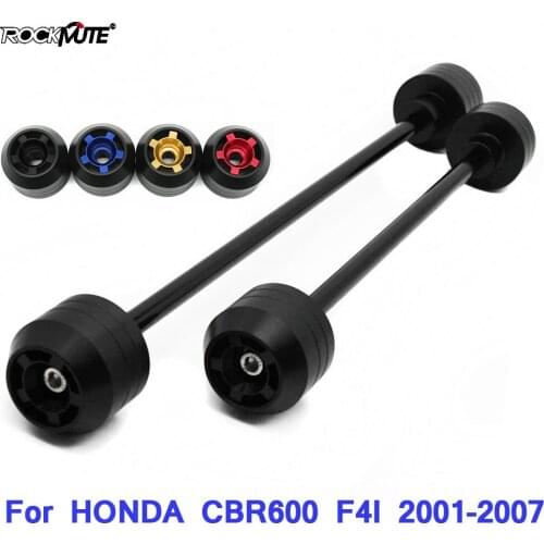 Motorcycle Front Rear Wheel Axle Fork Slider For HONDA CBR600 F4I 2001-2007 POM Crash Protector Falling Protection