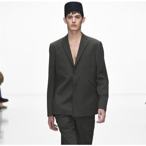 S-6XL 2021 New Mens Clothing Hair Stylist Show Blazer Suit Coat Plus Size Costumes