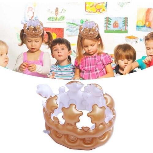 Kids Adult Gold Birthday Crown Cap Birthday Hat King Toy Party Decoration Gift