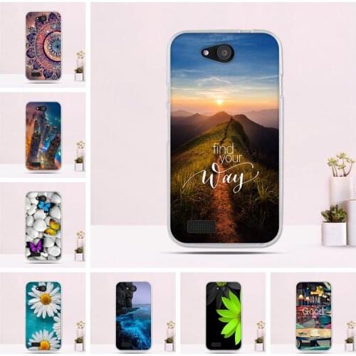 Silicone TPU Phone Cases For ZTE Blade Qlux Q Lux 4G A430 Case 3D Luxury Cute Flower Fundas Soft Ultra Thin Covers Pattern Case