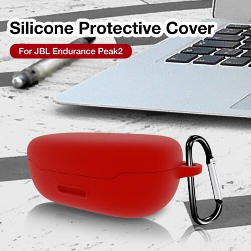 Silicone Case Full Protective Skin Cover For JBL Endurance Peak 2 Wireless Noise-canceling Headphones Headset Accessories