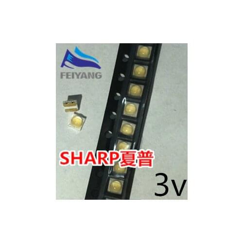 200pcs LED Backlight Middle Power LED 0.5W 3V 2828 Cool white 43LM GM2BC2ZF2GCM LCD Backlight for TV TV Application For Sharp