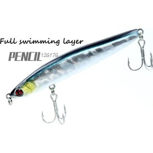 1pcs sinking pencil Fishing Lure For Fishing Minnow 8g/7cm 12g/7.5cm 17g/9.5cm Fish Lures Artificial Wobblers Feeder Bait