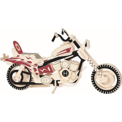 Simulation model stereo 3d puzzle cool motorcycle creative diy puzzle