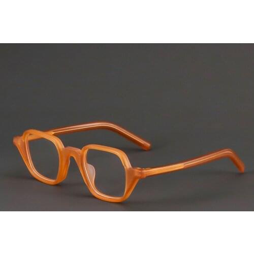 80160 Acetate Handmade Retro Glasses Frame Men Women Optical Fashion Computer Eyeglasses