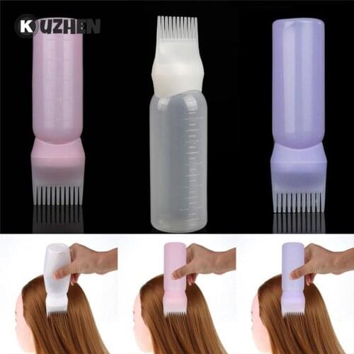 Dyeing Shampoo Bottle Oil Comb Hair Dye Bottle Applicator Tools Hair Dye Applicator Brush Bottles Styling Tool Hair Coloring