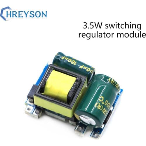 1Pcs AC-DC220V to 5/12 3.5W switching regulator module isolated power supply board precision 12V300/5V700mA