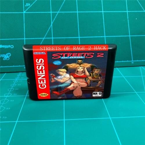 Streets of Rage 2 Hack 23 People - 16 bit MD Games Cartridge For MegaDrive Genesis console