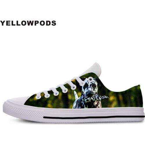 Mens Shoes Casual New Harajuku Women Men Pug Dalmatian Design Casual Lightweight Shoes Customized White Brand Shoes