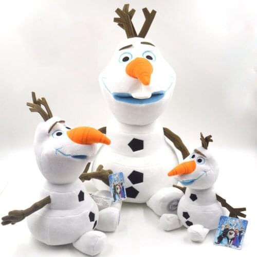 Disney Movie Frozen Lovely Character Cartoon Olaf Plush Stuffed Toy Dolls 23/30/50cm High Quality Christmas Gifts For Children