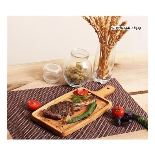 Valley Bamboo Presentation Tray meat cut and presentation tray wood cutting can be done natural wood stylish clean kitchen dining use