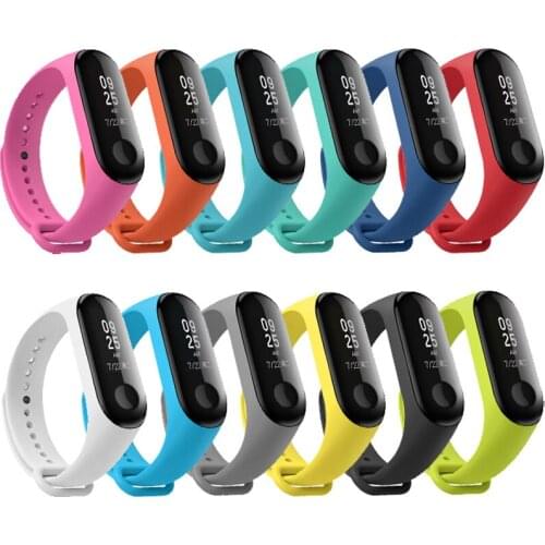 Dabruyne Mi Band 3 Strap for Xiao mi miband 3 Sport watch Silicone wrist strap For Mi band 3 Silicone bracelet replacement
