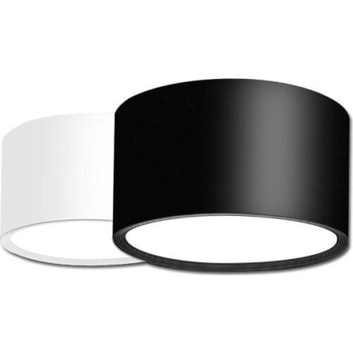 Surface Mounted 12W 15W 18W LED downlight Driverless Ceiling Lamps 5W 7W 9W cob led spot lights Ceiling Fixtures Lighting WHITE