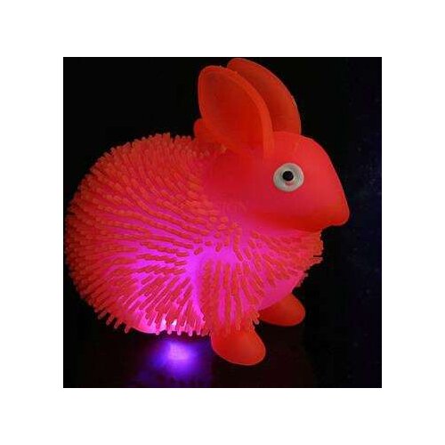 Glowing Flashing Fur Ball Bunny Tidy Venting Childrens Toys Gift Decompression 2021